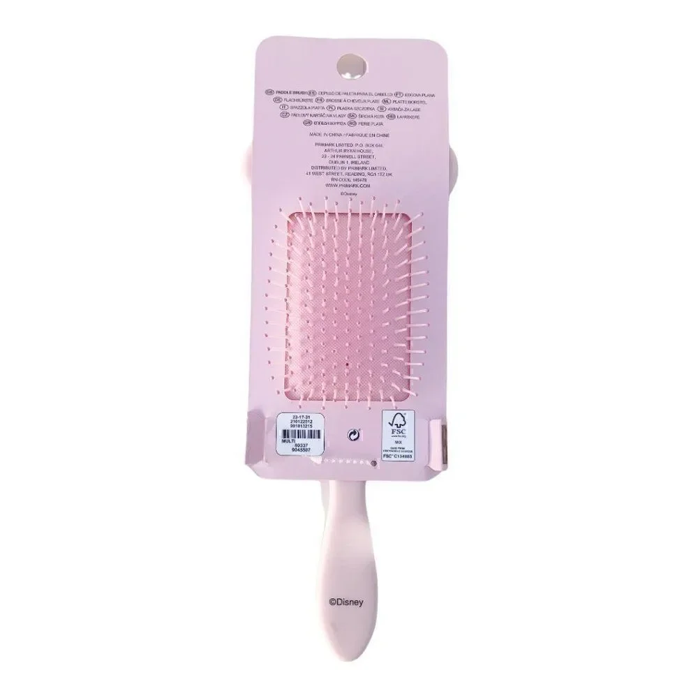Disney Womens Multicolor Minnie Mouse Rubber Handled Paddle Hair Brush One Size